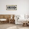 Stupell Industries Distressed Lake Arrow Sign Framed Floater Canvas Wall Art